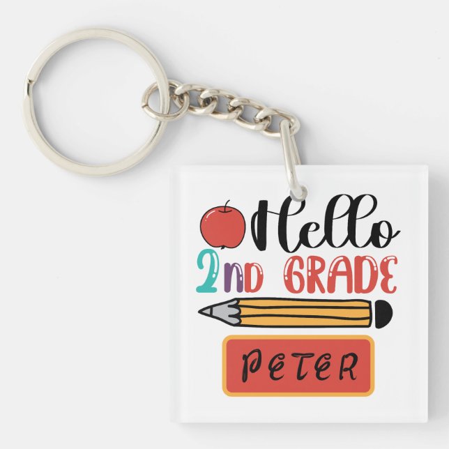 Hej Back to school Roligt vid andra Klass Personli (Framsidan)