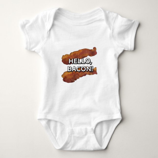 Hej, bacon. tee (Framsida)