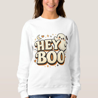 HEJ BÄLLIS Söt Retro Spöke Halloween Kul T Shirt