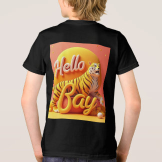 "Hej Bay - Trendig Kids T-Shirt Design"