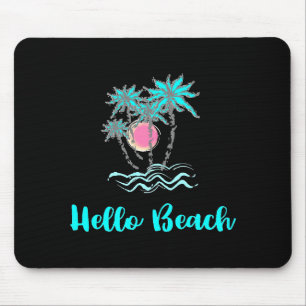 Hej Beach Tropical Stil Sommar Black Musmatta