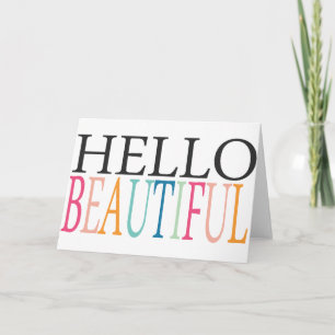 HEJ BEAUTIFULLA KOMPLIKTER UTTRYCKER KÄNSLOR KORT