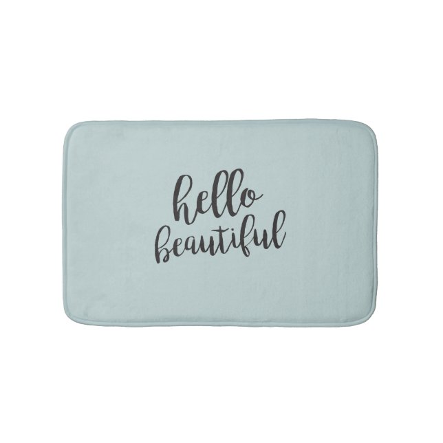 Hej BeSnyval Turcouise Bath Mat Badrumsmatta (Framsidan)