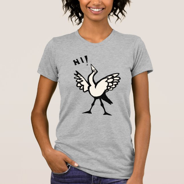 Hej, Birdie! T-Shirt (Framsida)