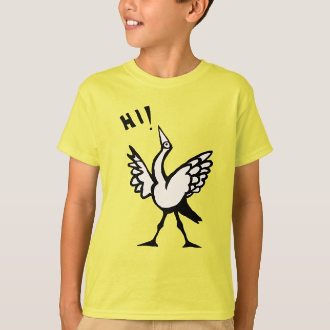 Hej, Birdie! T-Shirt (Framsida)