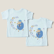 Hej Blå får barn T-Shirt