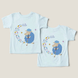 Hej Blå får barn T-Shirt