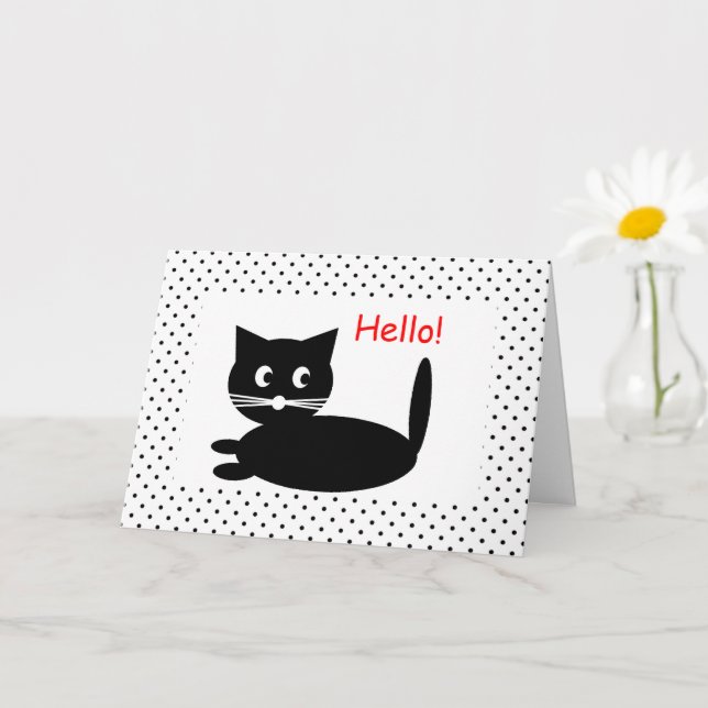 Hej Black Cat Kort (Liten växt)