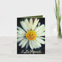 Hej Blomster Anpassningsbar tom kort