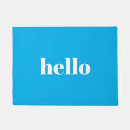 Hej Blue Welcome Mat
