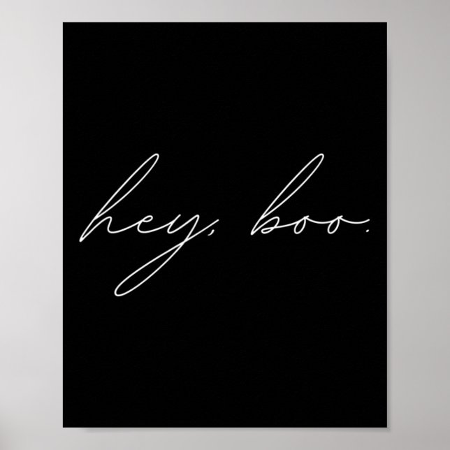 Hej Boo Halloween Poster (Framsidan)