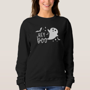Hej Boo Söt Spöke Skumma Säsongen Pumkin Boo Besät T Shirt