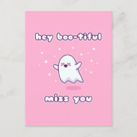 Hej, Boo-tiful Miss You Pun Card