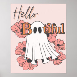 Hej BOOtiful Halloween Wall Art Poster