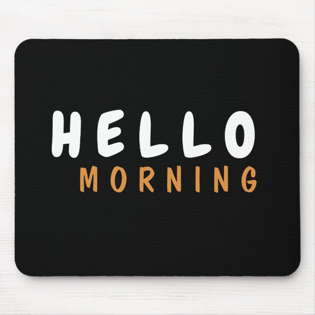 HEJ BRA MORNING MUSMATTA (Framsidan)