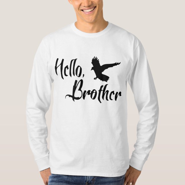 Hej Brother for Sister Brother T Shirt (Framsida)