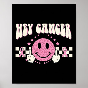 Hej Cancer F U Breast Cancer Awareness Poster