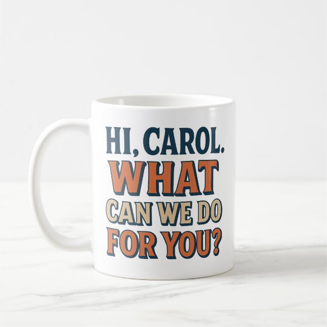 Hej, Carol! Vad kan vi göra för dig? Pluribus Insp Kaffemugg (Vänster)
