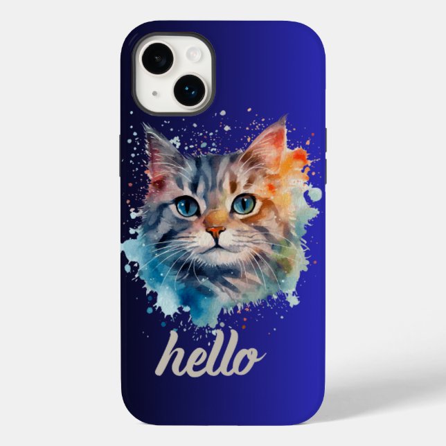Hej Cat Iphone case (Baksida)