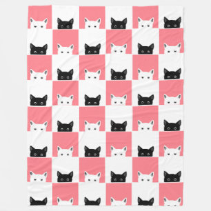 Hej Cats 60 x 80 Fleece Blanket
