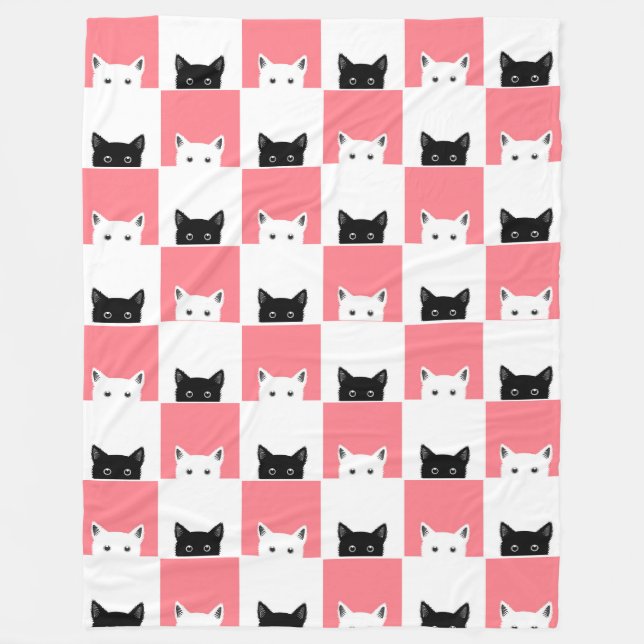Hej Cats 60 x 80 Fleece Blanket (Framsidan)