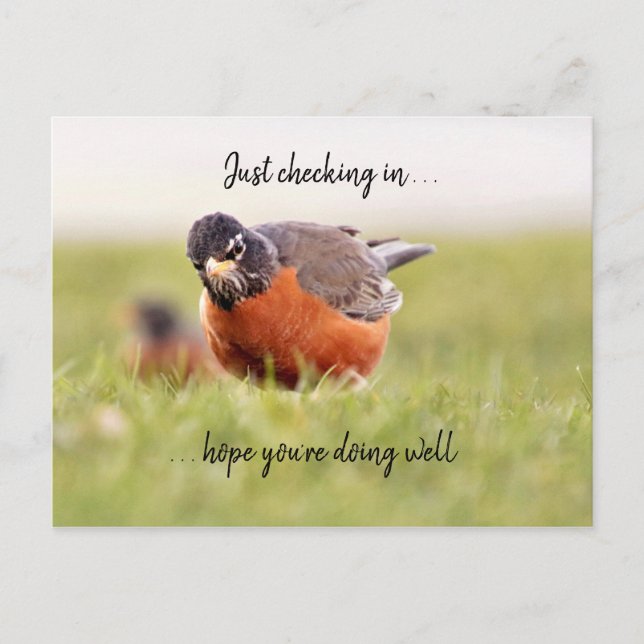 Hej - checka in vykort (Framsida)