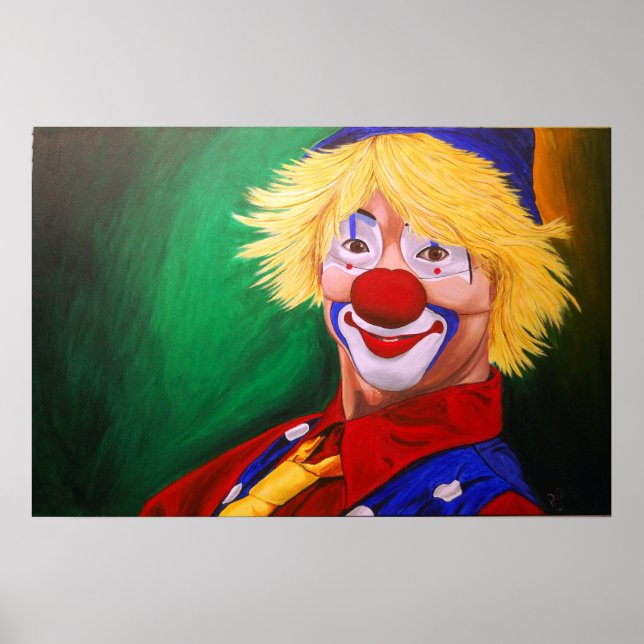Hej Clown Poster (Framsidan)