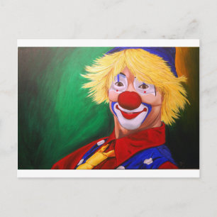 Hej Clown Vykort