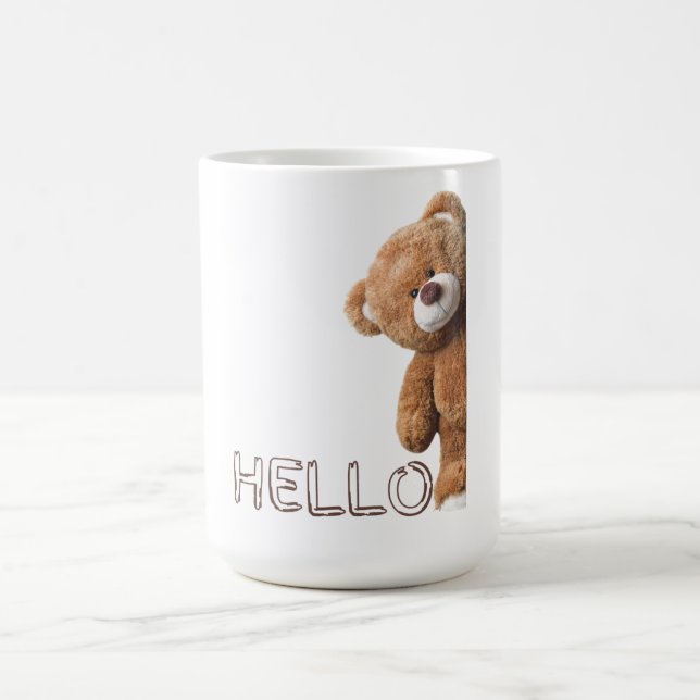 Hej Cute Brown Nalle Kaffemugg (Center)