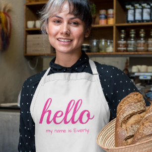 Hej Cute Colorful Hej Barnförkläde