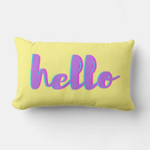 Hej Cute Modern Reversible Dekorativ kudde