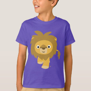 Hej! Cute Tecknad Lejona barn T-shirt