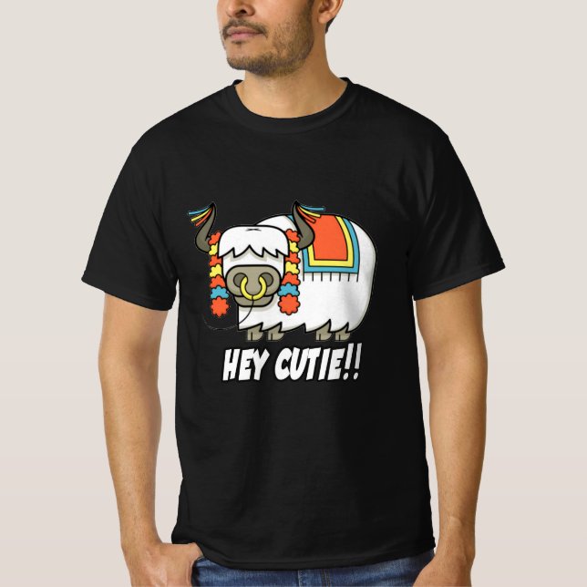 Hej cuties com Classic T Shirt (Framsida)