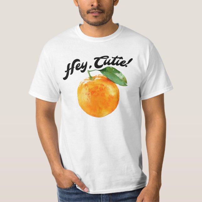 Hej cuties kom lustigt t shirt (Framsida)