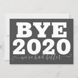 Hej då 2020. Vi har haft det bättre Kort