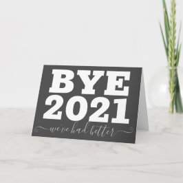 Hej då, 2021. Vi har haft ett bättre roligt kort