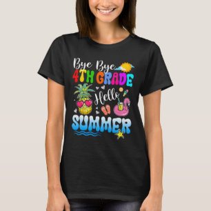 Hej då, 4:e Klass Hej sommarlärare i Studenten T Shirt