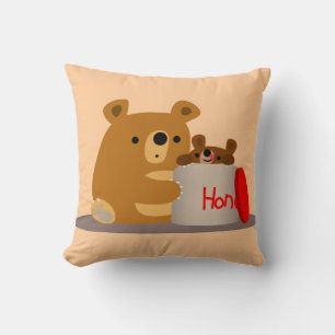 Hej då, älskling! Pillow för kugghållor för Teckna Kudde