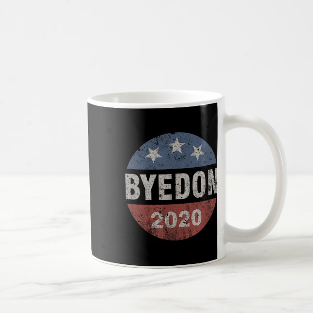 Hej då, Don 2020 Byedon Button Funny Joe Biden Ant Kaffemugg (Höger)