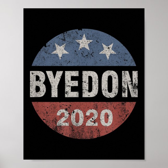 Hej då, Don 2020 Byedon Button Funny Joe Biden Ant Poster (Framsidan)