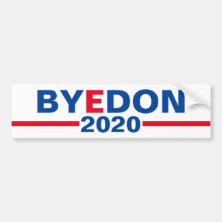 "Hej då Don 2020" Classic Kampanj Bumper Sticker Bildekal