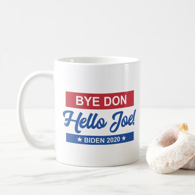 Hej då Don Hej Joe Biden 2020 Kaffemugg (Med munk)