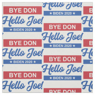 Hej då Don Hej Joe Biden 2020 Mönster Tyg