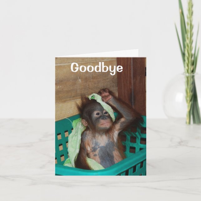 Hej då, du blir missad kort (Framsida)