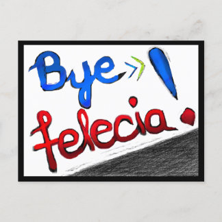 Hej då, Felecia! Vykort
