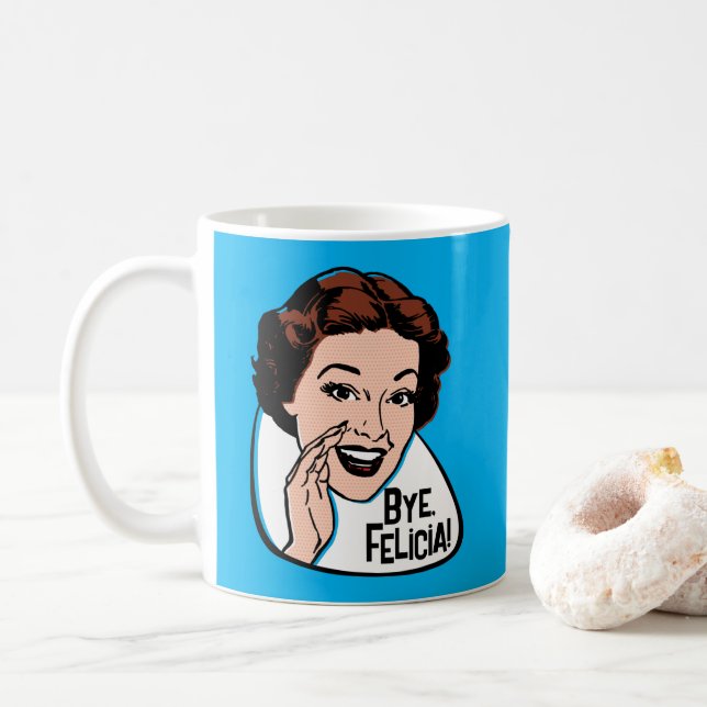 Hej då Felicia Mugg (Med munk)