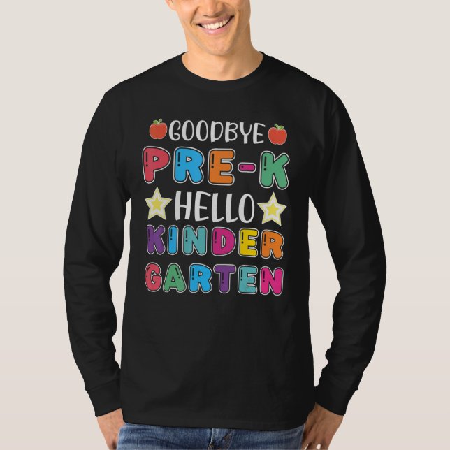 Hej då, förK Hej Kindergarten här i Kom tillbaka T Shirt (Framsida)