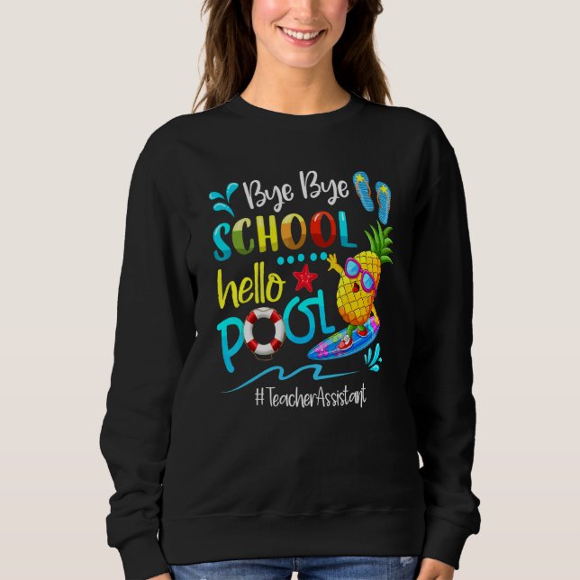 Hej då, Hej Bassäng Lacher Assistant T Shirt (Framsida)