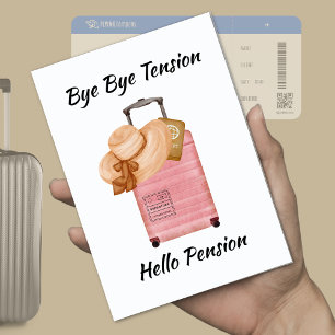 Hej då Hej Pension Pension Travel Inbjudningar