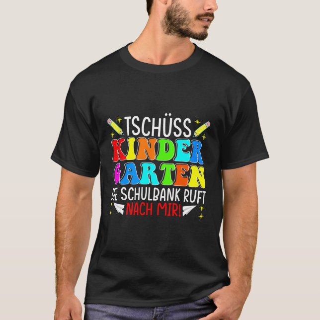 Hej då Kindergarten Daycare Primary School Student T Shirt (Framsida)